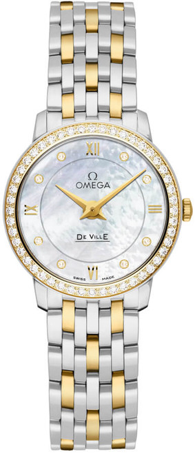 OMEGA De Ville Prestige Two-Tone Women'S Dress Watch 424.25.27.60.55.001 Image 1
