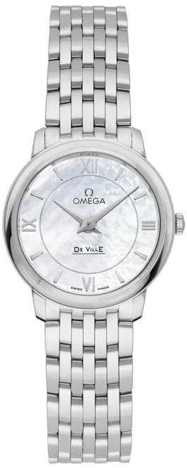 OMEGA De Ville Prestige Quartz 24Mm Women'S Watch 424.10.24.60.05.001 Image 1 OMEGA De Ville Prestige Quartz 24Mm Women'S Watch 424.10.24.60.05.001 Image 1