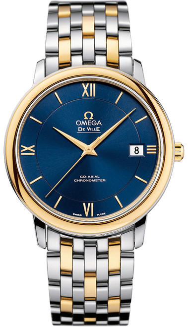 OMEGA De Ville Prestige Blue Dial Men'S Watch 424.20.37.20.03.001 Image 1 OMEGA De Ville Prestige Blue Dial Men'S Watch 424.20.37.20.03.001 Image 1