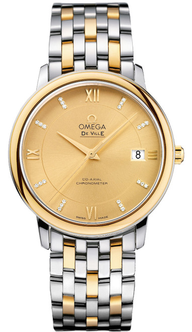 OMEGA De Ville Prestige Diamonds Unisex Watch 424.20.37.20.58.001 Image 1 OMEGA De Ville Prestige Diamonds Unisex Watch 424.20.37.20.58.001 Image 1