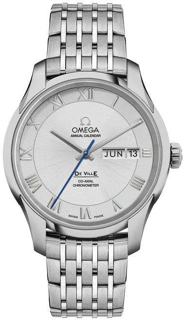 OMEGA De Ville Calendar Silver Dial Men'S Dress Watch 431.10.41.22.02.001 Image 1 OMEGA De Ville Calendar Silver Dial Men'S Dress Watch 431.10.41.22.02.001 Image 1