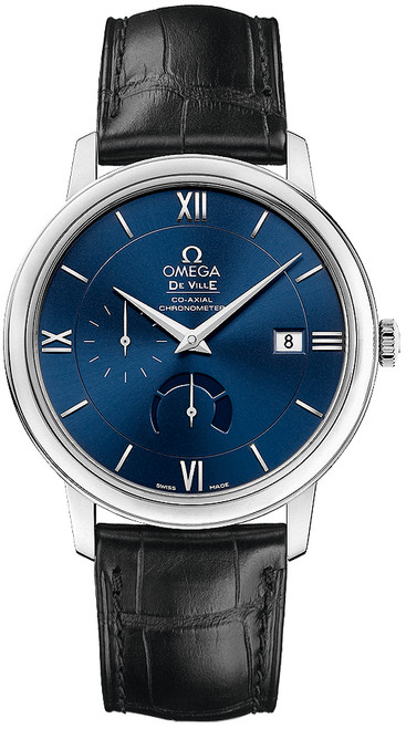 OMEGA De Ville Prestige 39.5Mm Blue Dial Men'S Watch 424.13.40.21.03.001 Image 1 OMEGA De Ville Prestige 39.5Mm Blue Dial Men'S Watch 424.13.40.21.03.001 Image 1