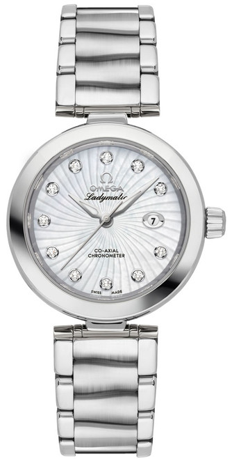 OMEGA De Ville Ladymatic 34Mm Automatic Women'S Luxury Watch 425.30.34.20.55.001 Image 1