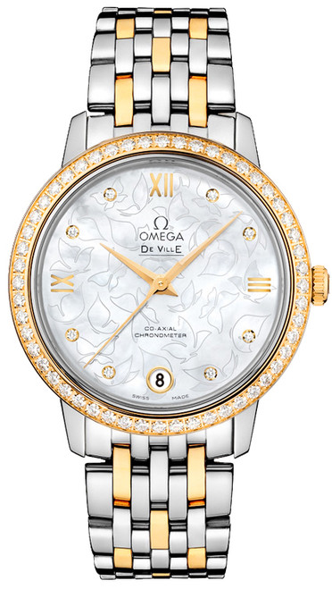 OMEGA De Ville Prestige Steel & Yellow Gold Women'S Watch 424.25.33.20.55.004 Image 1 OMEGA De Ville Prestige Steel & Yellow Gold Women'S Watch 424.25.33.20.55.004 Image 1
