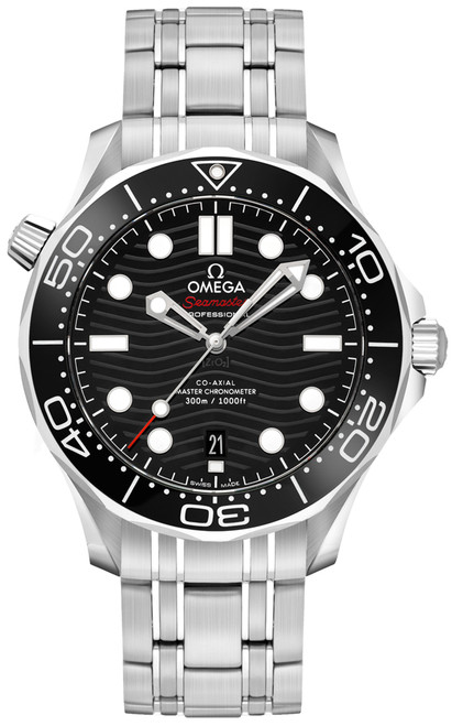 OMEGA Seamaster Black Dial Men'S Diver Watch 210.30.42.20.01.001 Image 1