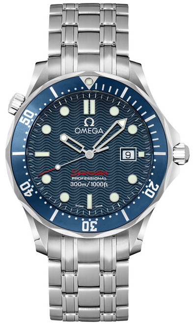 OMEGA Seamaster Quartz Blue Dial Men'S Watch 2221.80.00 Image 1 OMEGA Seamaster Quartz Blue Dial Men'S Watch 2221.80.00 Image 1