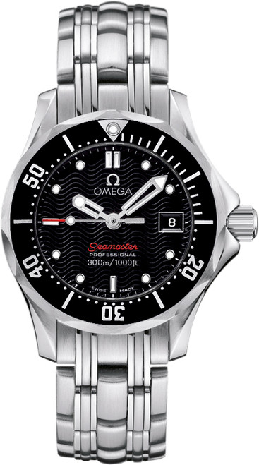 OMEGA Seamaster Black Dial 28Mm Women'S Watch 212.30.28.61.01.001 Image 1 OMEGA Seamaster Black Dial 28Mm Women'S Watch 212.30.28.61.01.001 Image 1