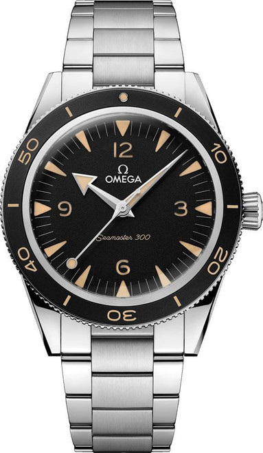 OMEGA Seamaster 300 Black Dial Steel Men'S Watch 234.30.41.21.01.001 Image 1