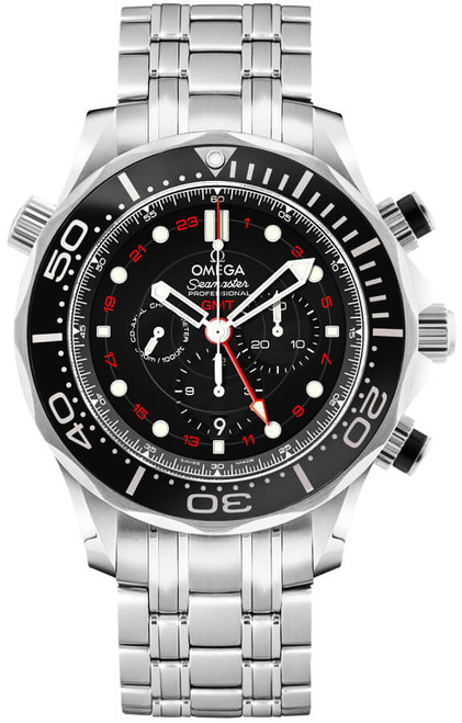 OMEGA Seamaster Black Dial Automatic Men'S Watch 212.30.44.52.01.001 Image 1