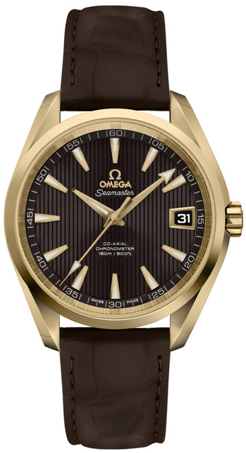 OMEGA Seamaster Aqua Terra Solid 18K Yellow Gold Men'S Watch 231.53.39.21.06.002 Image 1