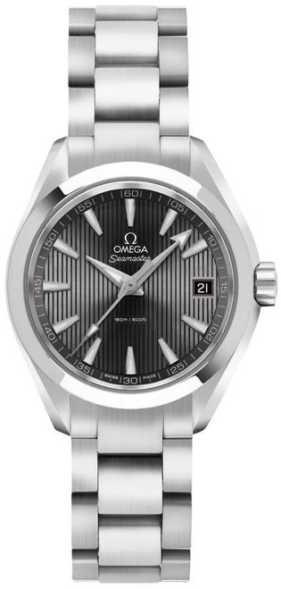 OMEGA Seamaster Aqua Terra Grey Dial Stainless Steel Women'S Watch 231.10.30.60.06.001 Image 1 OMEGA Seamaster Aqua Terra Grey Dial Stainless Steel Women'S Watch 231.10.30.60.06.001 Image 1