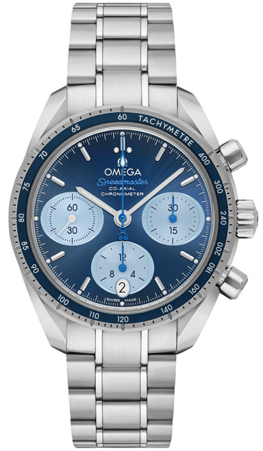 OMEGA Speedmaster 38 Orbis Blue Dial Men'S Watch 324.30.38.50.03.002 Image 1