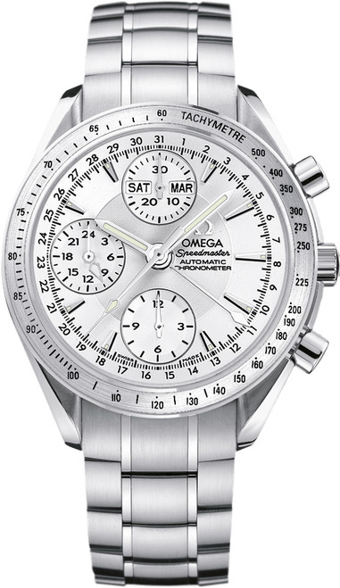 OMEGA Speedmaster Day-Date Chronograph Silver Dial 40Mm Men'S Watch 3221.30.00 Image 1 OMEGA Speedmaster Day-Date Chronograph Silver Dial 40Mm Men'S Watch 3221.30.00 Image 1