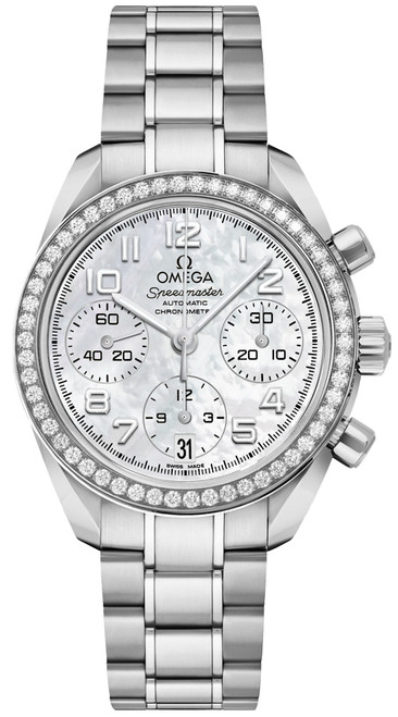 OMEGA Speedmaster Diamonds 38Mm Ladies Watch 324.15.38.40.05.001 Image 1 OMEGA Speedmaster Diamonds 38Mm Ladies Watch 324.15.38.40.05.001 Image 1