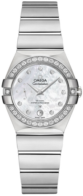 OMEGA Constellation Diamond Bezel Women'S Watch 127.15.27.20.55.001 Image 1 OMEGA Constellation Diamond Bezel Women'S Watch 127.15.27.20.55.001 Image 1
