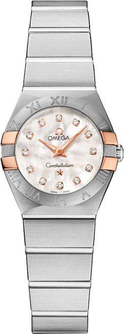 OMEGA Constellation Diamond Mother Of Pearl Dial Women'S Watch 123.20.24.60.55.005 Image 1