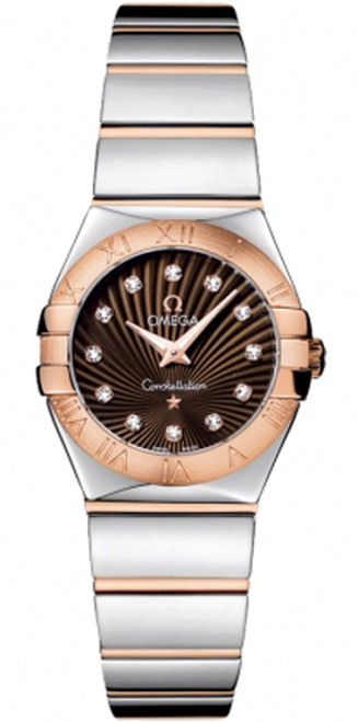 OMEGA Constellation Quartz Brown Dial Women'S Watch 123.20.24.60.63.002 Image 1