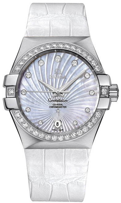OMEGA Constellation Automatic Diamond Women'S Watch 123.18.35.20.55.001 Image 1