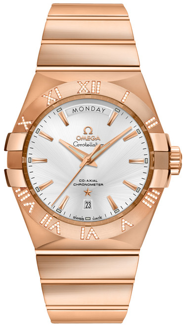 OMEGA Constellation Solid 18K Gold Men'S Watch 123.55.38.22.02.001 Image 1 OMEGA Constellation Solid 18K Gold Men'S Watch 123.55.38.22.02.001 Image 1