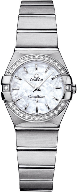 OMEGA Constellation White Mother Of Pearl Dial 24Mm Women'S Watch 123.15.24.60.05.001 Image 1