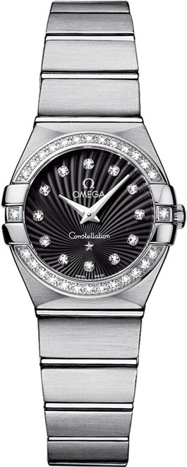 OMEGA Constellation Black Supernova Dial Diamond Watch 123.15.24.60.51.001 Image 1