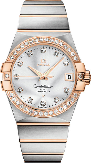 OMEGA Constellation Co-Axial Chronometer Diamond Men'S Watch 123.25.38.21.52.001 Image 1