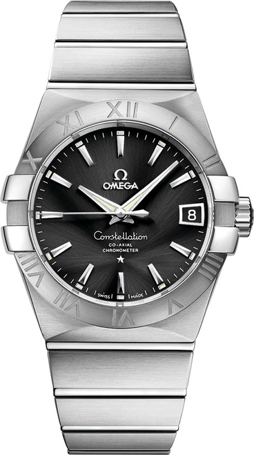 OMEGA Constellation Black Dial Steel Men'S Watch 123.10.38.21.01.001 Image 1 OMEGA Constellation Black Dial Steel Men'S Watch 123.10.38.21.01.001 Image 1