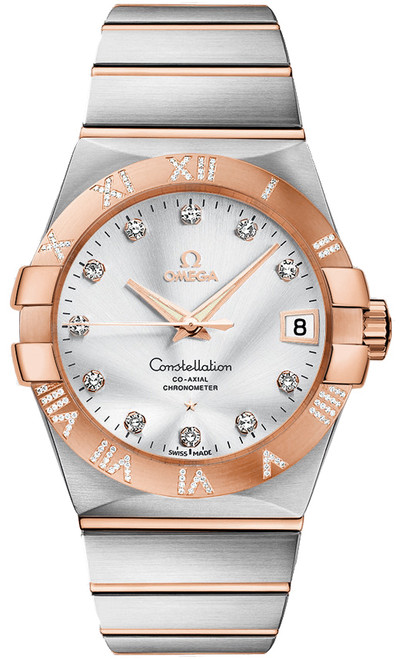 OMEGA Constellation Silver Diamond Dial Men'S Watch 123.25.38.21.52.003 Image 1