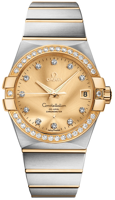 OMEGA Constellation Champagne Dial Men'S Luxury Watch 123.25.38.21.58.001 Image 1