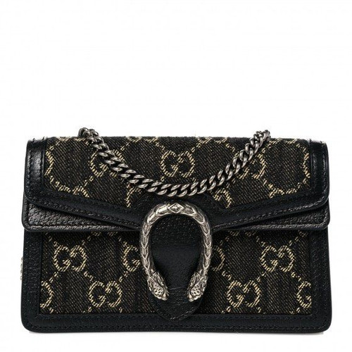 Gucci Dionysus Shoulder Bag Super Mini Jumbo GG Camel/Ebony in  Canvas/Leather with Palladium-toned - US