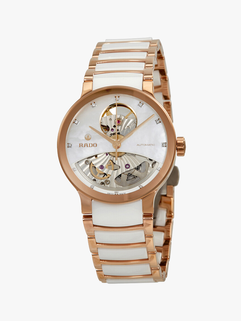 RADO  Centrix Open Heart Mother Of Pearl Dial Automatic Ladies Watch RADO  Centrix Open Heart Mother Of Pearl Dial Automatic Ladies Watch