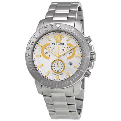 VERSACE  Chronograph Quartz Silver Dial Men's Watch