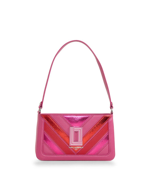 KARL LAGERFELD Simone Demi Shoulder Bag - Cactus Flower