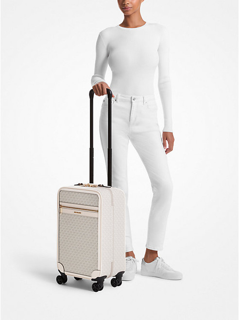 Michael Kors Small Signature Logo Suitcase - Lt Crm Multi
