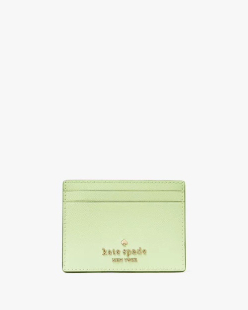 Kate Spade Madison Small Slim Card Holder - Matcha Latte