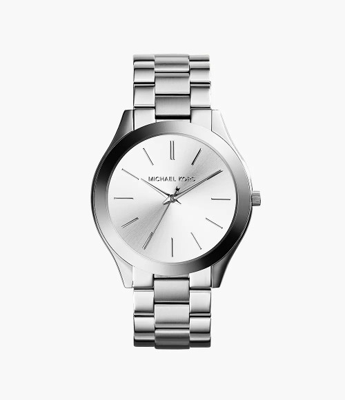 MICHAEL KORS Silver-Tone Slim Runway Watch Mk3178 Image 1
