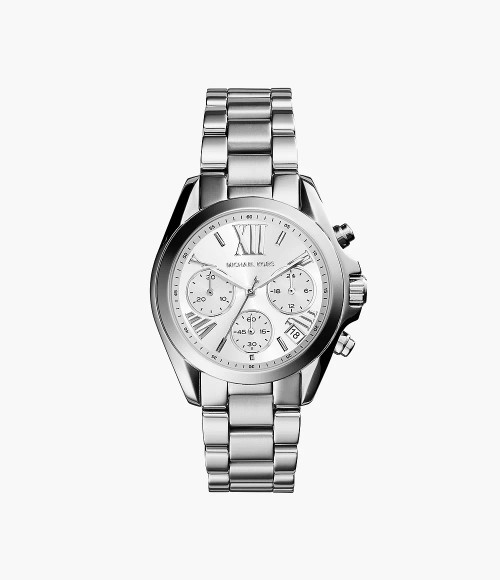 MICHAEL KORS Silver-Tone Mini Bradshaw Watch Mk6174 Image 1