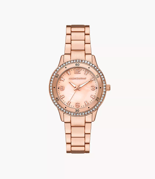SKECHERS Deelane Three Hand Date Rose Gold Alloy Watch Sr6301 Image 1