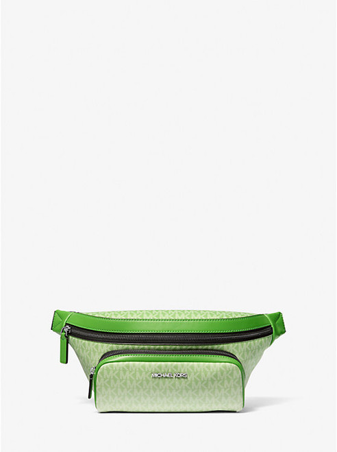 MICHAEL KORS Cooper Small Ombré Signature Logo Sling Pack JUNGLE Image 1