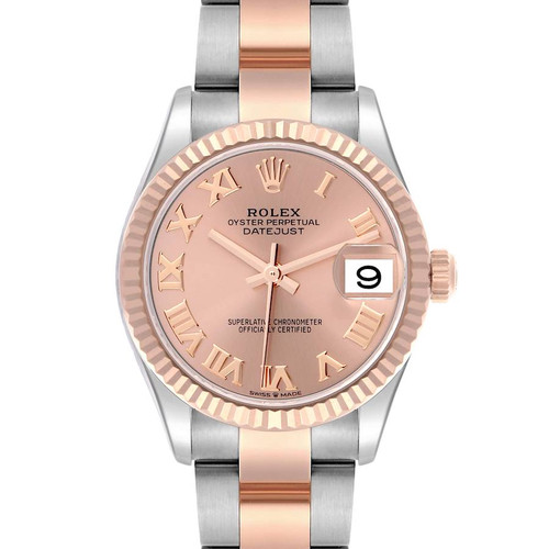 ROLEX Datejust 31 Midsize Steel Rose Gold Rose Dial Ladies Watch 278271 Image 1