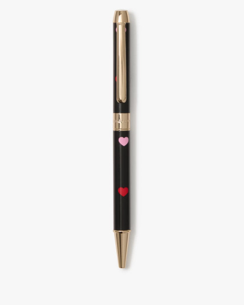 Kate Spade Hearts Pen - Black