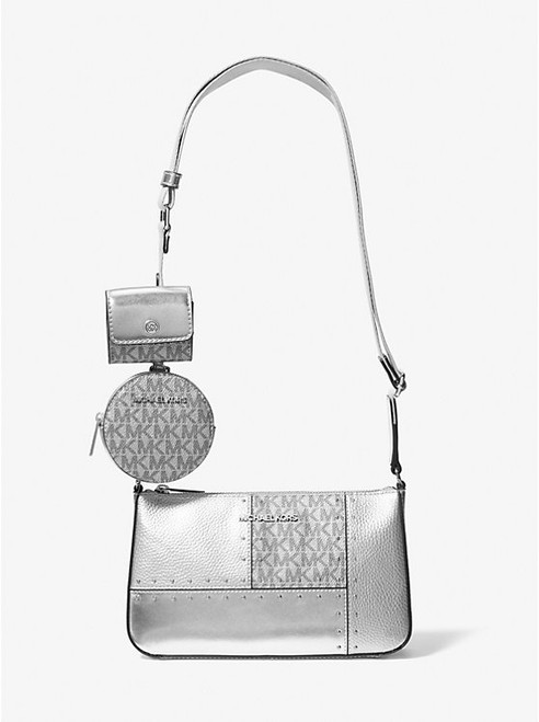 Michael Kors Jet Set Travel Small Metallic Patchwork And