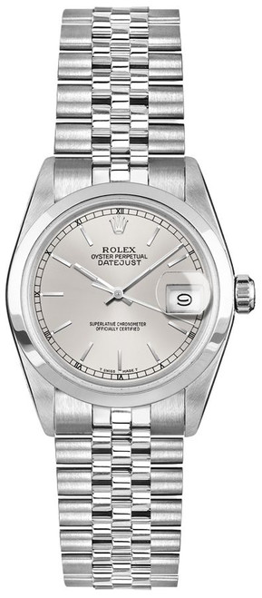 ROLEX Datejust 31 Silver Index Dial Jubilee Bracelet Women'S Watch 78240 Image 1
