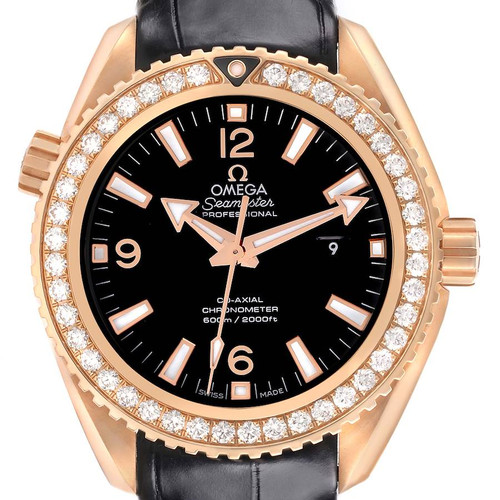 OMEGA Seamaster Planet Ocean Midsize Rose Gold Diamond Watch 232.58.38.20.01.001 Image 1 OMEGA Seamaster Planet Ocean Midsize Rose Gold Diamond Watch 232.58.38.20.01.001 Image 1