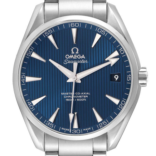 OMEGA Seamaster Aqua Terra Blue Dial Steel Mens Watch 231.10.42.21.03.003 Image 1