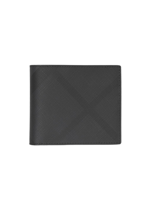 BURBERRY London Check Folding Wallet - Black (@Delhi Studio)