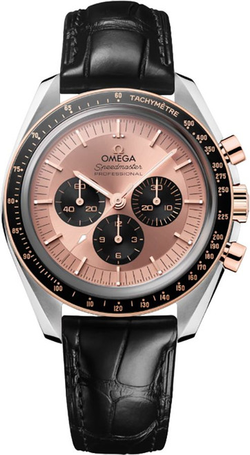 OMEGA Speedmaster Moonwatch Pink Index Dial Men'S Watch 310.23.42.50.99.001 Image 1 OMEGA Speedmaster Moonwatch Pink Index Dial Men'S Watch 310.23.42.50.99.001 Image 1