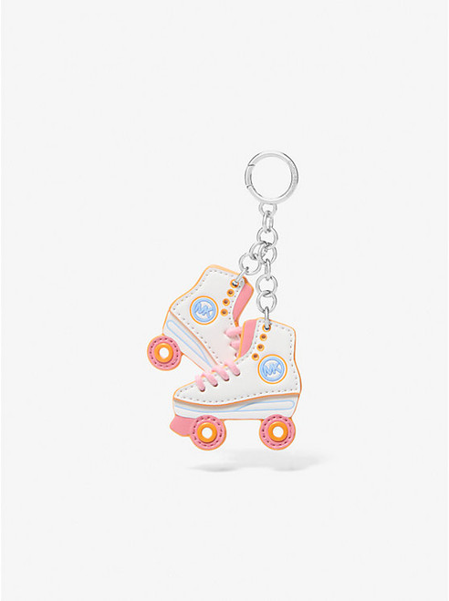 MICHAEL KORS Roller Skate Bag Charm DK RASPBERRY Image 1