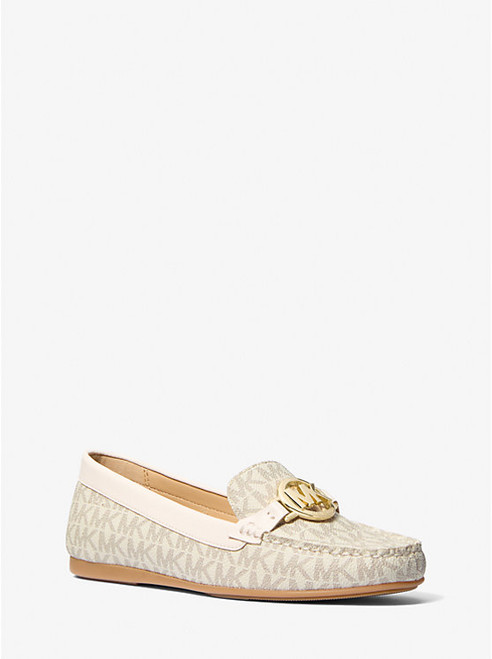 MICHAEL KORS Fulton Signature Logo Moccasin VANILLA Image 1