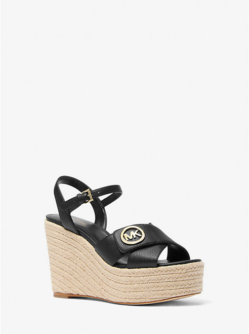 MICHAEL KORS Hannah Wedge Sandal BLACK Image 1